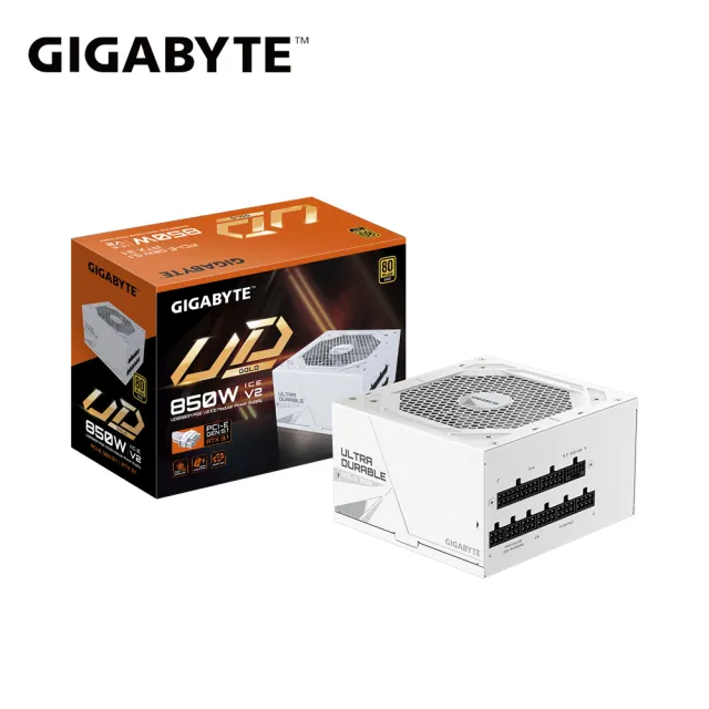 【GIGABYTE 技嘉】UD850GM PG5 ICE金牌電源供應器