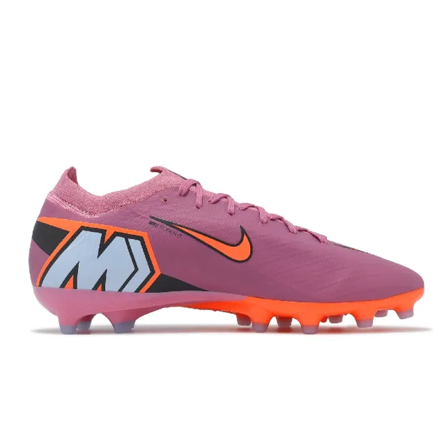 【NIKE 耐吉】足球釘鞋 ZM Vapor 16 Pro AG-PRO 男鞋 粉 橘 氣墊 人造草坪(FQ8684-600)