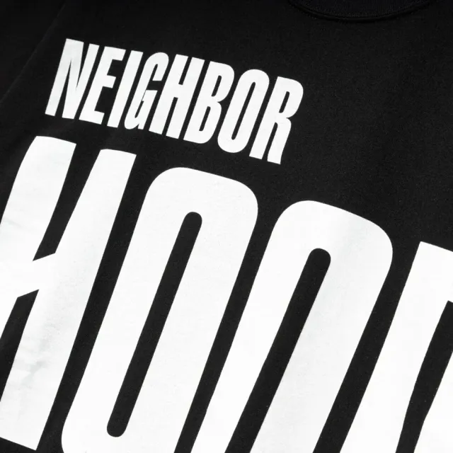 【NEIGHBORHOOD】Neighborhood Nh . Tee Ss-11 白/灰/黑 大Logo 短Tee 251PCNH-ST11