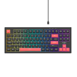 【FOXXRAY 狐鐳】FXR-BKL-S96 鬼焰TKL極致靜音電競鍵盤(87鍵短版/極靜音/防鬼鍵)