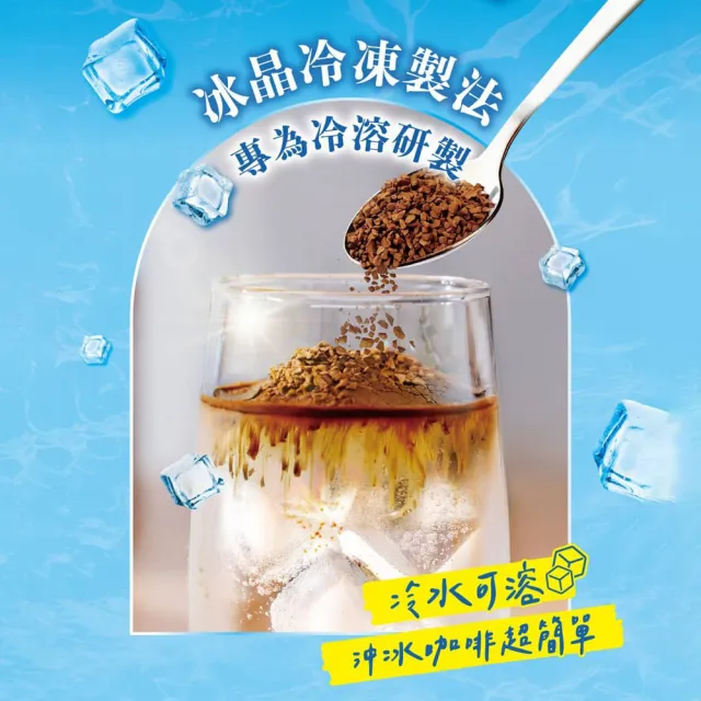 【NESCAFE 雀巢咖啡】冰溶美式咖啡80g/罐 (產地日本)