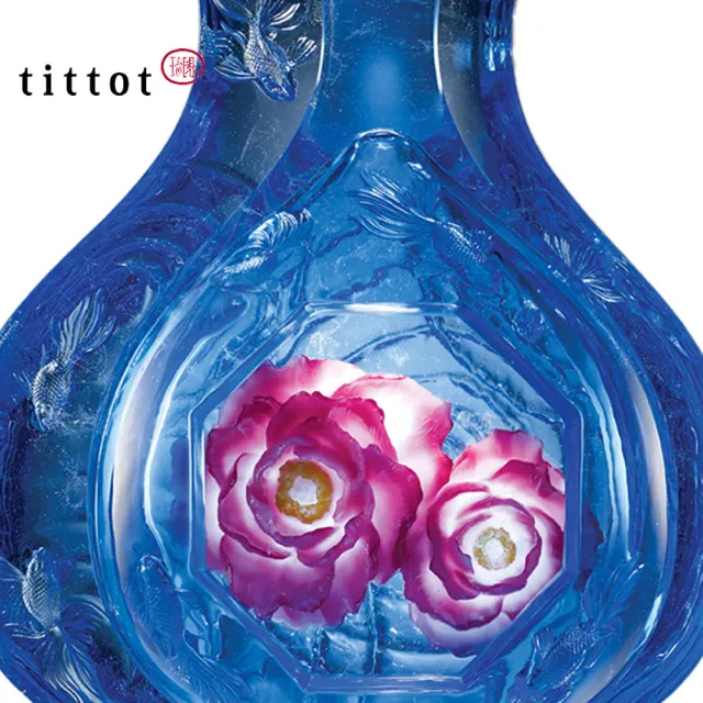 【tittot 琉園】富貴太平 擺飾(送禮/琉璃/禮物/玻璃/水晶/藝術品/擺飾/禮贈/企業/)