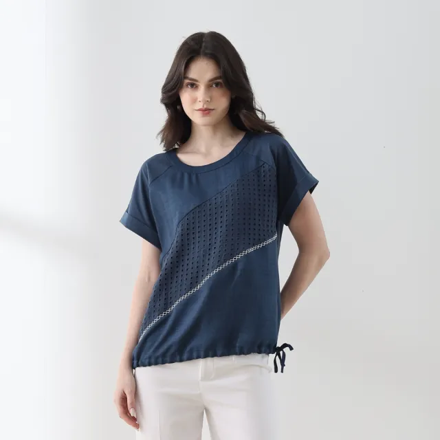 YASA 日系櫃艾莉特刺繡上衣