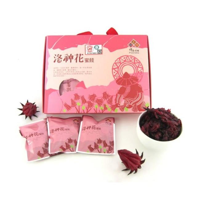 【台東地區農會】台東紅寶石-有機洛神花蜜餞禮盒X1盒(20gX10包/盒 伴手禮)