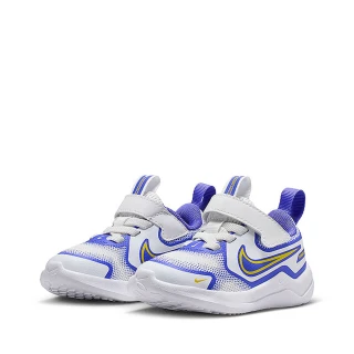 【NIKE 耐吉】運動鞋 童鞋 小童 兒童 魔鬼氈 COSMIC RUNNER TD 白藍 HM4401-101