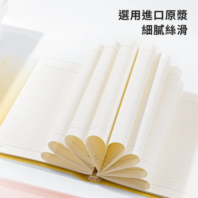 【Deli 得力】NU SIGN 漸層26孔活頁筆記本(A5/40頁/顏色隨機)