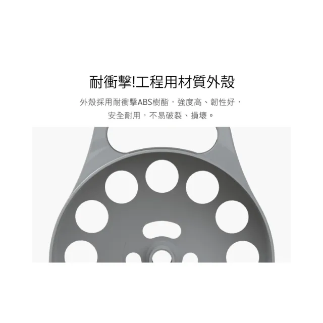 【iPlus+ 保護傘】1開4座3P輪座式延長線7.5m(P-U-7142.露營延長線.戶外延長線.動力線)