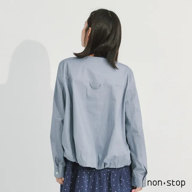 【non-stop】微甜貓耳造型口袋外套-2色