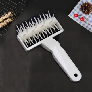 【美味秘訣】尖刺麵皮拉網刀(針車輪 扎孔 打孔器 麵皮刀 滾輪刀 烘培 廚房 造型刀 披薩刀 餅皮刀 蛋糕)