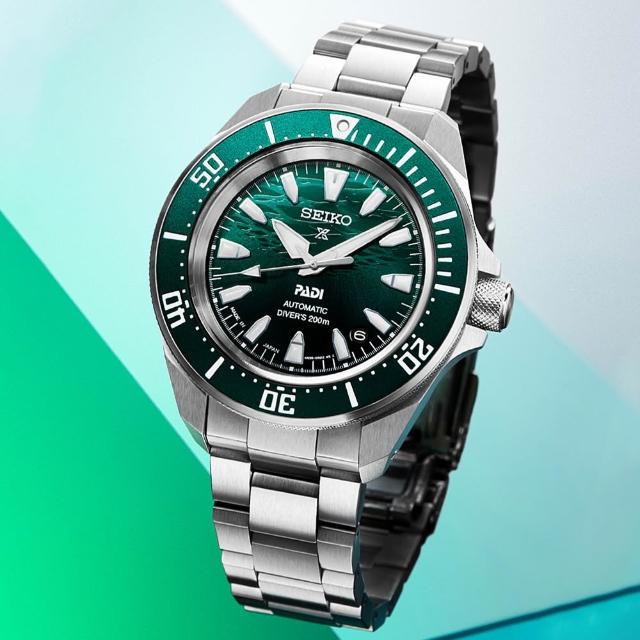 【SEIKO 精工】PROSPEX 200米潛水機械錶-41.7mm 雙11 送禮(4R35-06K0G/SRPL53K1)