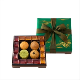【采采食茶】金御三(中秋/禮盒/月餅/黃金糖/附提袋)