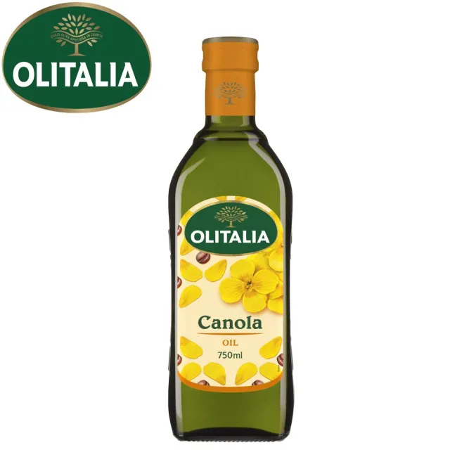 【Olitalia 奧利塔】玄米油x3瓶+芥花油x3瓶(750mlx6瓶-禮盒組)