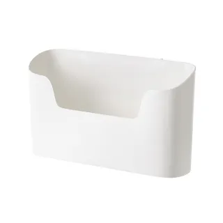 【hoi! 好好生活】懶角落櫥櫃掛式收納盒-白色大號