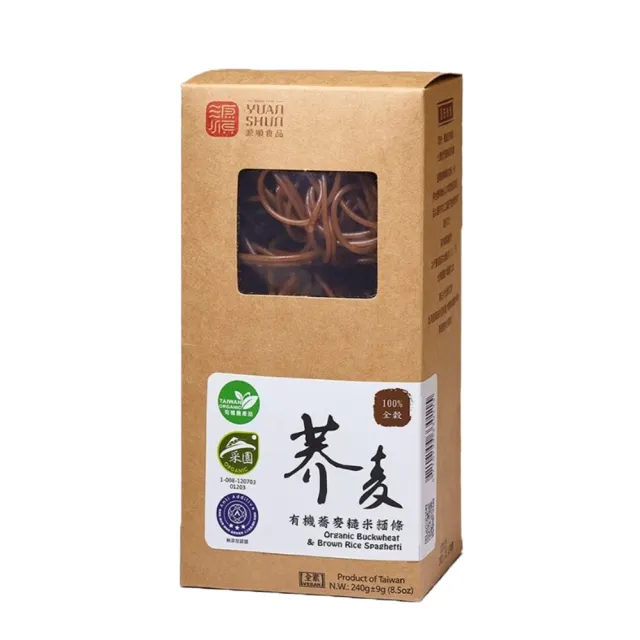 【源順】有機無麩質米麵條綜合口味3盒組(240g/盒)