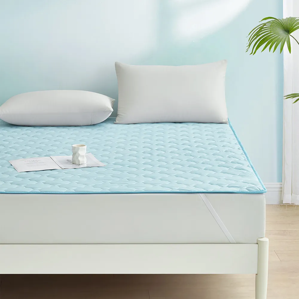 【MIT iLook】專利冰霧極凍涼感冰冰防護保潔墊(單/雙-多款選/Q-MAX值0.46/冰涼/涼墊/冰絲墊/涼夏)