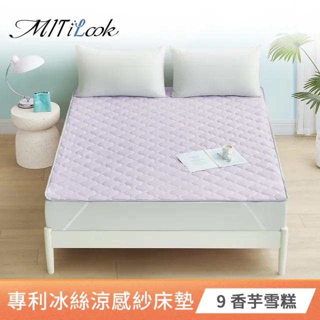 【MIT iLook】專利冰霧極凍涼感冰冰防護保潔墊(單/雙-多款選/Q-MAX值0.46/冰涼/涼墊/冰絲墊/涼夏)