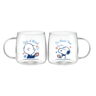 【CorelleBrands 康寧餐具】SNOOPY耐熱玻璃杯500ml四入組