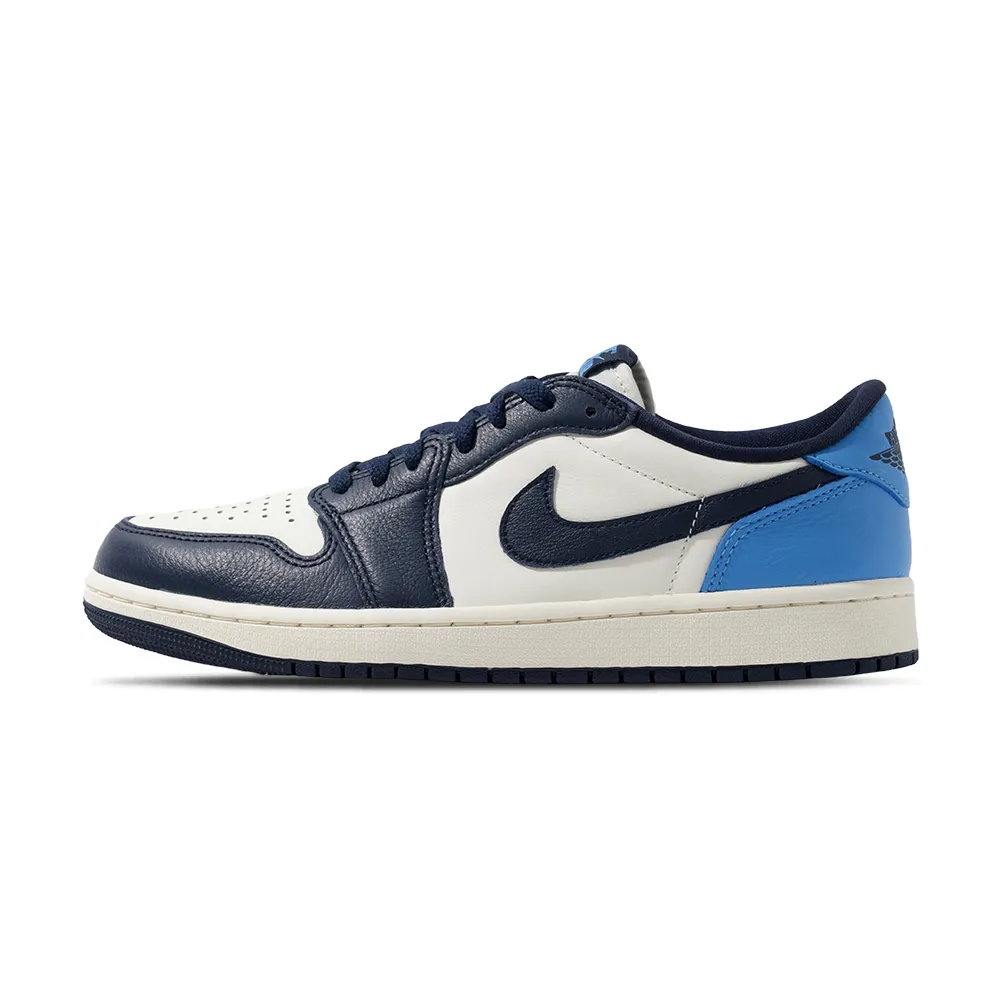 【NIKE 耐吉】Air Jordan 1 Low OG 男鞋 黑曜石藍色 皮革 透氣 AJ1 低筒 休閒鞋 CZ0790-400