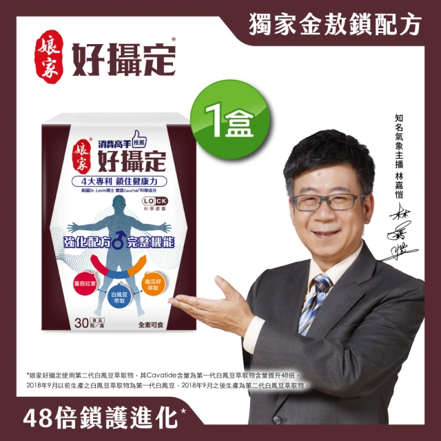 【娘家官方直營】消費高手好攝定膠囊(30粒/盒.氣象主播林嘉愷 推薦)
