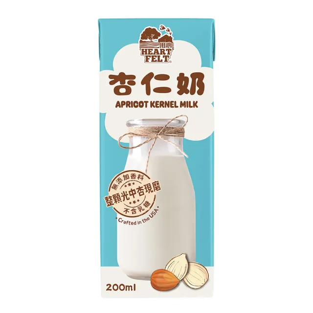 【HEARTFELT 用心】杏仁奶 200mlx1箱(共24入)