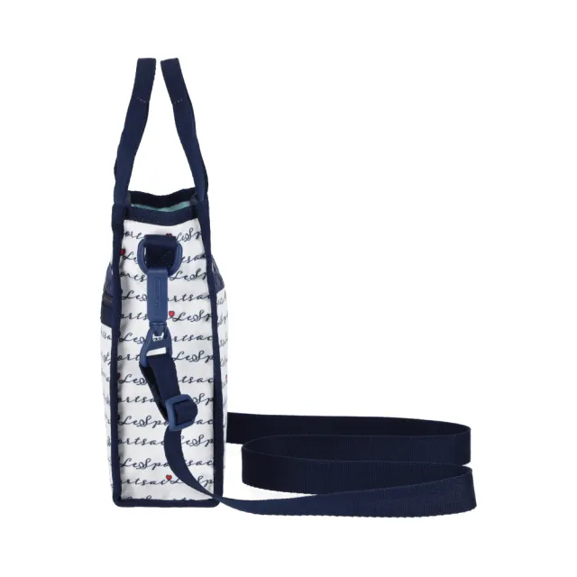 【Lesportsac】MINI N/S TOTE 迷你方型托特包 通勤隨身包 肩背手提袋 送禮 禮物 推薦 女包(藍調手札)