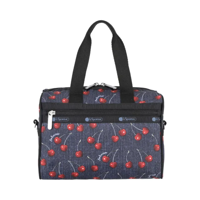 【Lesportsac】小型日常 手提肩背兩用包 送禮 禮物 推薦 女包(夏日櫻桃)