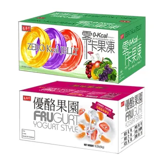 【盛香珍】小果凍量販箱-綜合水果口味6kg(零卡/優酪果園-內約170小顆)