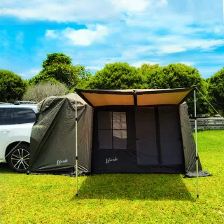 【LIFECODE】自由之境鋁合金速搭車尾帳篷