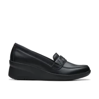 【Clarks】女鞋 Suttyn Penny 輕鬆套入增高樂福楔型鞋(CLF80136D)
