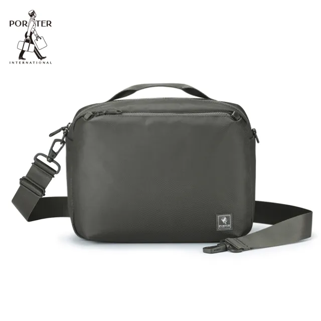【PORTER INTERNATIONAL】高效有序NOMAD斜背包-L(灰)