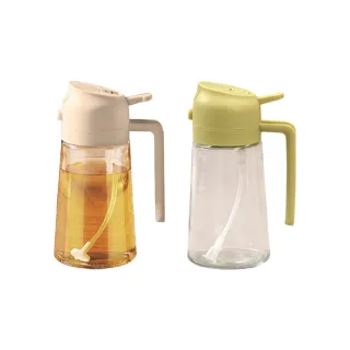 【DREAMCATCHER】倒噴兩用玻璃油壺 470ML(噴油瓶/油壺/油罐/倒油壺)