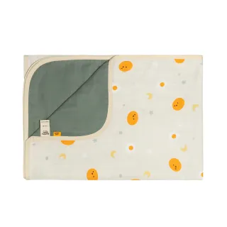 【Runny Yolk 朗尼幼克】純棉嬰童呼吸被｜蛋黃星球-2色任選(100%台灣製/嬰幼兒被子/兒童被子/新生兒蓋毯)