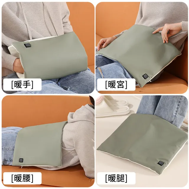 多功能電發熱暖手袋 可折疊暖手袋 智能發熱保暖袋 雙面發熱暖暖寶 熱敷電熱暖手寶(三檔可調溫)