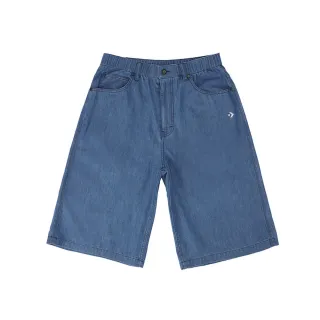 【CONVERSE】COOL MAX DENIM SHORT DENIM BLUE 短褲 男褲 藍色(MCH632-UHA)
