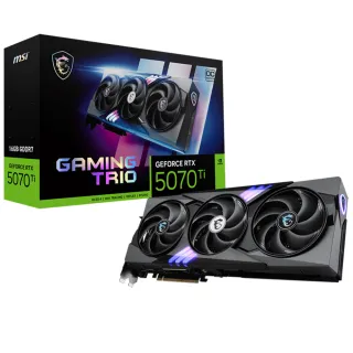 【MSI 微星】GeForce RTX 5070 Ti 16G GAMING TRIO OC 顯示卡