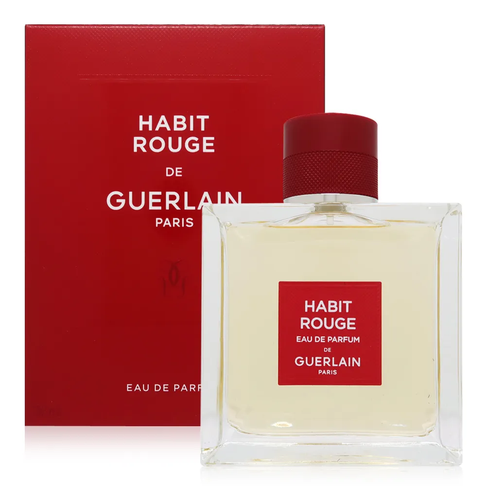 【Guerlain 嬌蘭】Habit Rouge 滿堂紅 紅衣騎士男性淡香精 EDP 100ml(新版 平行輸入)