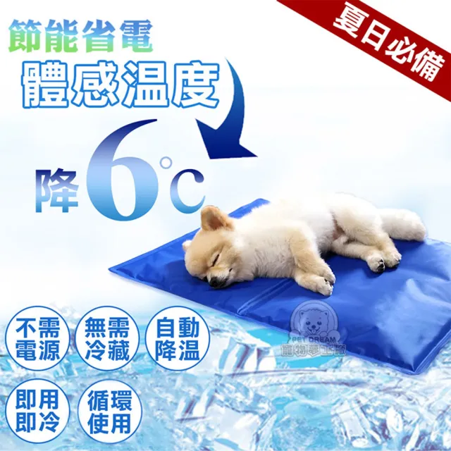 【寵物夢工廠】寵物冰墊L號50*40cm2入(筆電散熱/狗窩/貓床/涼爽)