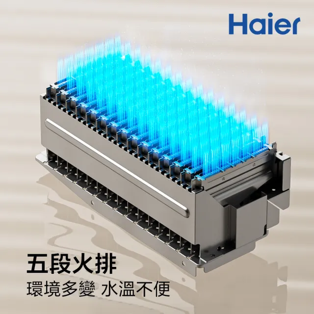 【Haier 海爾】16L一級能效節能燃氣熱水器(JSLQ29-16GH F/NG1天然氣 基本安裝)