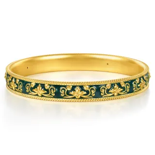 【點睛品】福綿藏韻 黃金手鐲