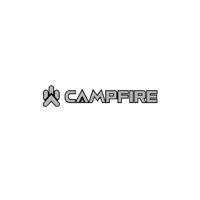 【CAMPFIRE】LOGO防水車貼 貼紙(W15.3xH3cm 露營 逐露天下)