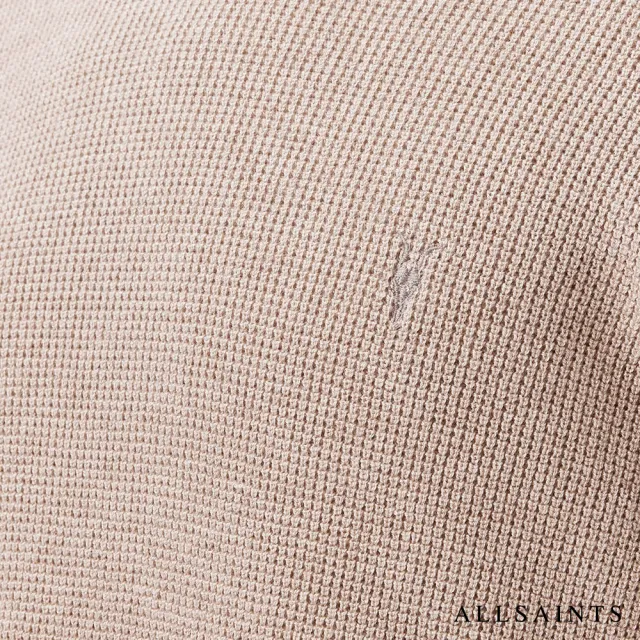 【ALLSAINTS】ASPEN 鬆餅織紋針織上衣 M089KB(常規版型)