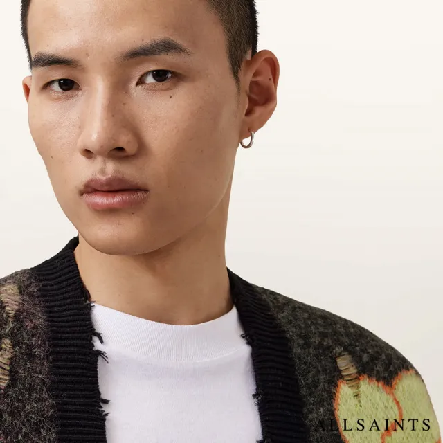 【ALLSAINTS】EMOTIVE 塗鴉破壞針織外套 M014KD(修身版型)