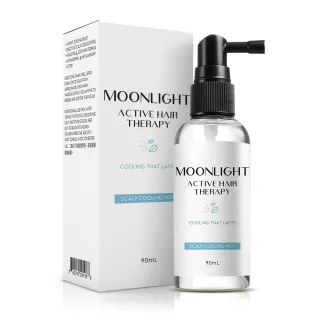 【Moonlight 莯光】進階版頭皮清新淨涼噴霧 90mL(一噴瞬間 頭皮輕盈呼吸)