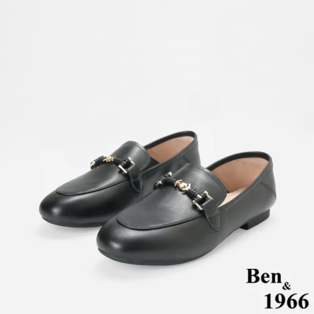 【Ben&1966】Ben&1966高級頭層牛皮舒適經典平底樂福鞋-25652