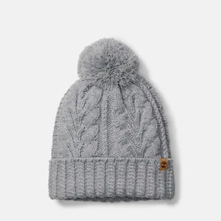 【Timberland 官方旗艦】中性灰色絨毛球毛帽(A65U2052)