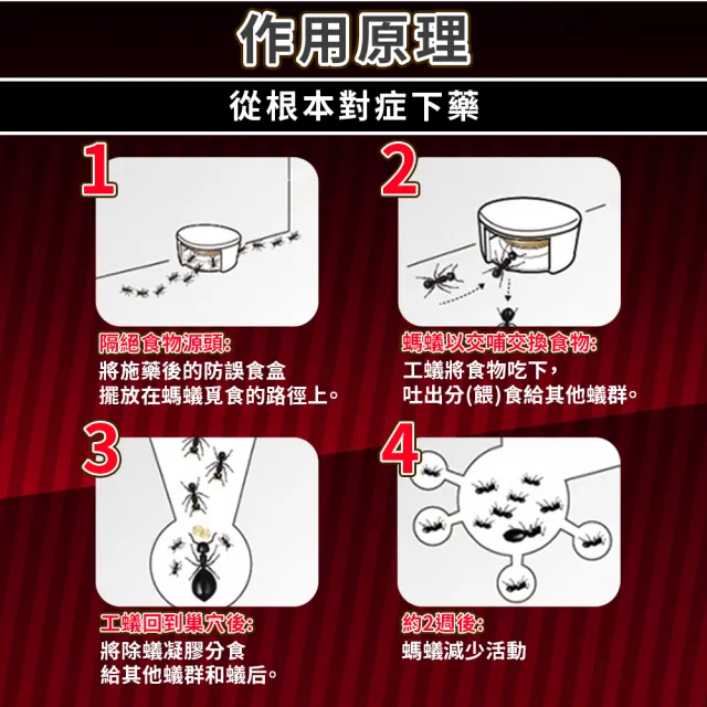 【174T】除蟻凝膠 30gx6入+防誤食盒x60個(除螞蟻 螞蟻藥 居家防蟻 餌劑型 除蟻餌劑 防蟻)