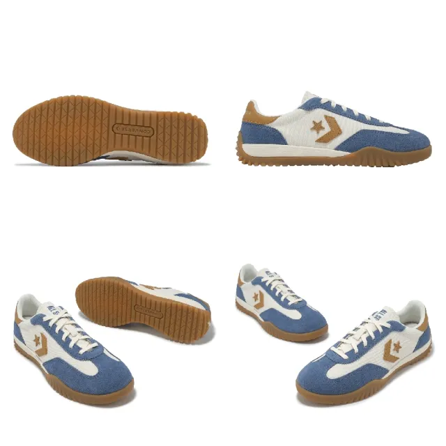 【CONVERSE】休閒鞋 Run Star Trainer 男鞋 女鞋 白 藍 拼接 膠底 復古(A13054C)