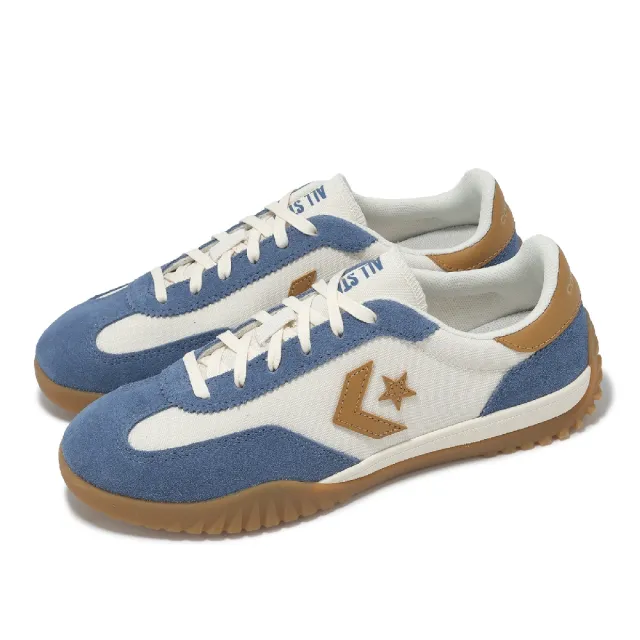 【CONVERSE】休閒鞋 Run Star Trainer 男鞋 女鞋 白 藍 拼接 膠底 復古(A13054C)