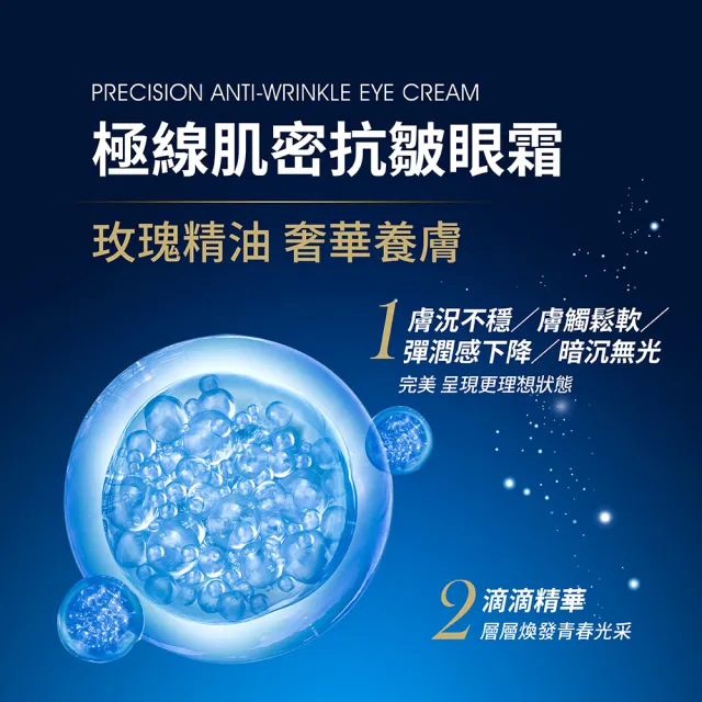 【台鹽生技】極線肌密抗皺眼霜15ml/海洋迴齡抗皺凍膜50ml(任選2瓶)