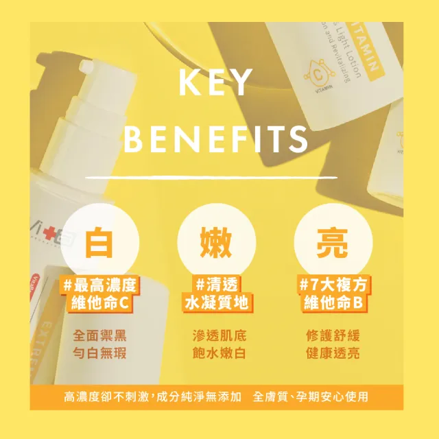 【Swissvita 薇佳】美白透亮三步驟(化妝水+三抗精華+超C瓶)